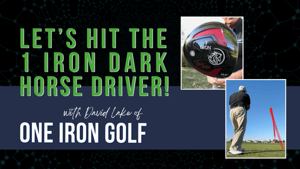 Hit the 1 Iron Dark Horse Driver with David Lake