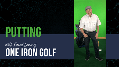 Putting with One Iron Golf