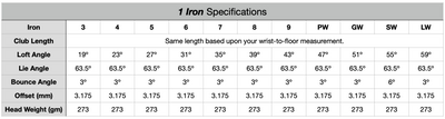 1 Iron Woods and Irons Combo Sets