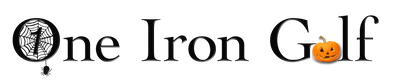 One Iron Golf Logo for Halloween - The Leader in Single Length Clubs for over 25 years. 4 lines of irons, low-profile fairway woods, 1 Iron Dark Horse Titanium Driver, 1 Iron Big-O Putter - 30 day money back guarantee on new club sets 