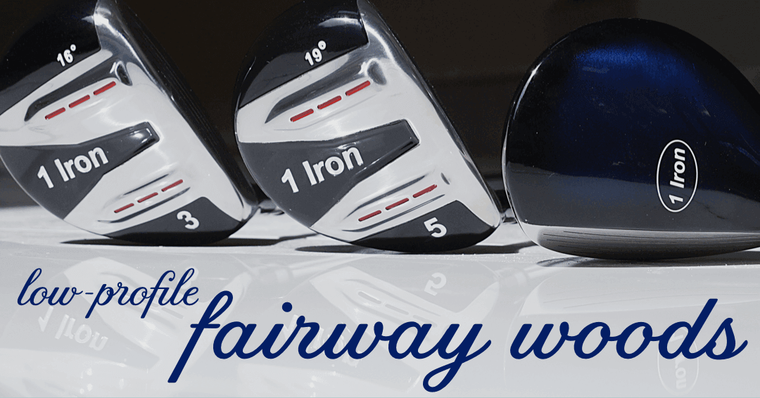Photo of Low-Profile Fairway woods sole and glossy blue head