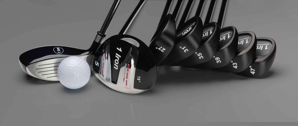 Blackstone Irons Combo Sets - #5, #7 Low Profile Fairway woods + 27º iron through 47º (8 clubs)